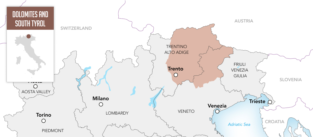Dolomites et Tyrol du Sud