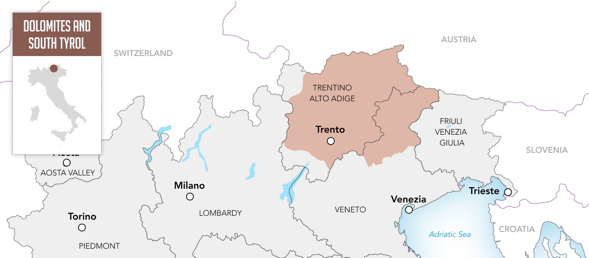 Dolomites et Tyrol du Sud