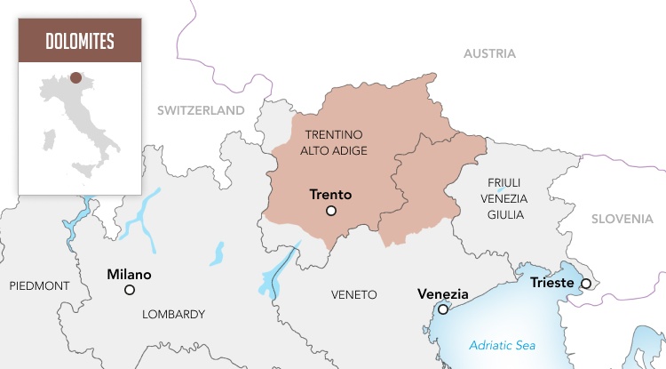 Dolomites et Tyrol du Sud